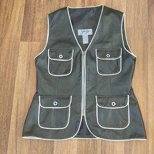 Galy black zip up fest